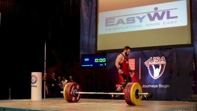 Anthony Pomponio 155kg/342lb Snatch At The American Open