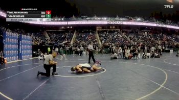 3A 138 lbs Cons. Semi - Micah Howard, Tuscola vs Gage Helms, North Lincoln High School