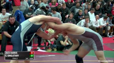 195 Finals Chase Singletary (Blair Academy, NJ) vs. Jack Harris (Urbana, OH)