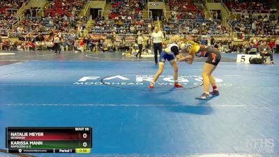 130 lbs Cons. Round 3 - Karissa Mann, Napoleon G-S vs Natalie Meyer, Dickinson