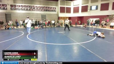 55 lbs Cons. Round 2 - Gunnar De Laney, Stallions Wrestling Club vs Cooper Horne, Fremont Wrestling Club