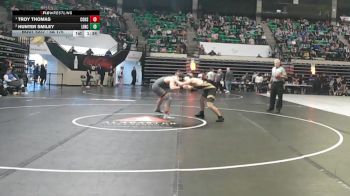 5A 175 lbs 1st Place Match - Troy Thomas, Corner vs Hunter Smiley, Lincoln