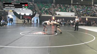 5A 175 lbs 1st Place Match - Troy Thomas, Corner vs Hunter Smiley, Lincoln