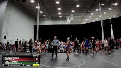 105 lbs Round 6 (8 Team) - Logan Barry, Junior Terps Northeast vs Tayden Tuttle, Killer Elite