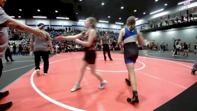 80-85 lbs Rr Rnd 4 - Chloe Kelly, Hennessey Takedown Club vs Taylor Dover, Noble Takedown Club