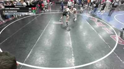 165 lbs Champ. Round 2 - Bo Thompson, University vs Luke DesRoches, Riverside