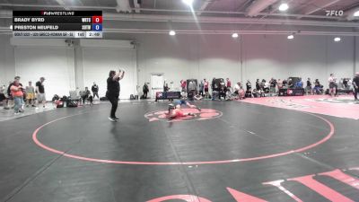 Cons. Round 1 - Brady Byrd, Warrior Regional Training Center vs Preston Neufeld, Sons Of Thunder Wrestling