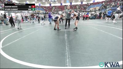 70 lbs Rr Rnd 2 - Easton Houck, Norman Grappling Club vs Kyler Clement, Madill Takedown