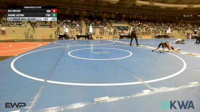 49 lbs 2nd Place - Eli Dicus, Raw Wrestling Club vs Kane Leyba, Team Tulsa Wrestling Club