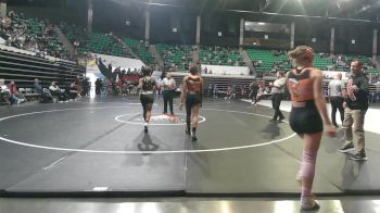 1-5A 145 Semifinal - April Perterson, Alexandria HS vs Caitlyn Edmonson, Weaver