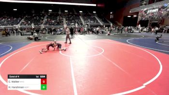 81 lbs Consi Of 4 - Cooper Walker, Wyoming Underground vs Hayden Harshman, North Big Horn Rams