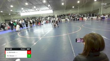 52 lbs Cons. Semi - William Rosas, Sanderson Wrestling Academy vs Johnathan Schrenk, Brothers Of Steel