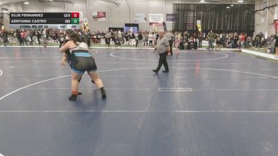 235 lbs Cons. Rd Of 16 - Adryanna Castro, Alpha Wrestling Academy vs Ellie Fernandez, Carrollton Thunder