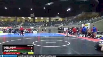 145 lbs Round 2 (4 Team) - Ayden Garver, 6A Newberg vs Geiner Harpole, 6A Bend