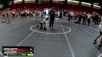 80 lbs Round 7 (8 Team) - Landon Owens, Meridian Maniacs vs Logan Lakhlani, Empyre WC Gold