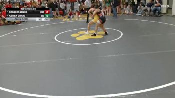 110 lbs Cons. Semi - Karisa Craig, Rifle vs Acailles Jenks, Uintah