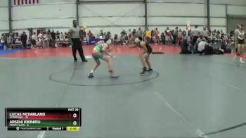 84 lbs Round 5 (6 Team) - Lucas McFarland, Scorpions vs Arseni Kikiniou, Poway Elite