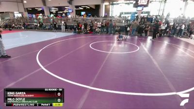 58 lbs 3rd Place Match - Milo Doyle, Stephenville Wrestling Club vs King Garza, Texas Wrestling Academy