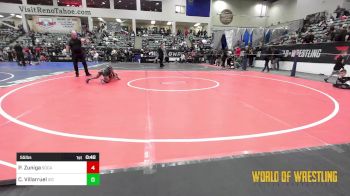 55 lbs Quarterfinal - Penelope Zuniga, Socal Grappling Club vs Cirrus Villarruel, Institute Of Combat