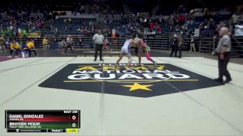 135 lbs Champ. Round 2 - Brayden McKay, Tinley Park Bulldogs WC vs Daniel Gonzalez, Aurora WC