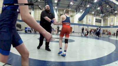 14U Boys GR - 110-115 Champ. Round 3 - Eli VanBruaene, Contenders Wrestling Academy vs Paul Brewer, Batesville Bulldog Wrestling Club