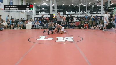 140 lbs Rr Rnd 3 - Luca Popolizio, Journeymen Black - HSC vs Gavin Nordberg, Homegrown - HSC