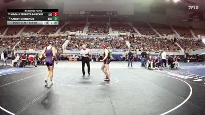 132-D1 Quarterfinal - Magali Terrazas-Arzate, Liberty High School vs Kailey Cisneros, Mesa High School