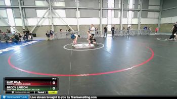 89-90 lbs Round 1 - Liam Ball, Kalispell Wrestling Club vs Brody Larson, Deer Park Ironman Wrestling Club