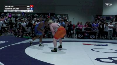 125 kg Champ. Rd Of 64 - Kaden Stitt, Big Game Wrestling Club vs Kendrick Salcido, California