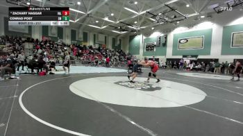 217 lbs Champ. Round 2 - Conrad Post, San Marcos vs Zachary Haggar, Vallhalla