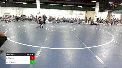 150 lbs Consi Of 32 #1 - Jax Obe, NJ vs Marco Frinzi, PA