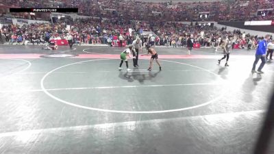 80 lbs Champ. Round 1 - Myles Ewing, Richland Center Youth Wrestling vs Caden Stuessel, Melrose-Mindoro