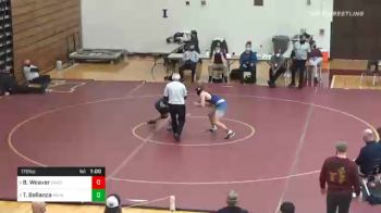 172 lbs Consolation - Blake Weaver, Garden Spot vs Tucker Bellanca, Muhlenberg