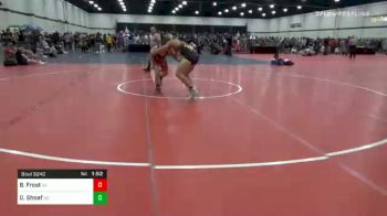 152 lbs Consolation - Blake Frost, VA vs Daniel Shoaf, NC