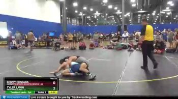 130 lbs Round 1 (6 Team) - Tyler Lavin, Indiana Outlaws vs Chevy Rosales, Combative Sports Athletic Center