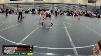 100 lbs Round 2 (8 Team) - Cole Fernale, FCA Hurricanes vs Hal Rosenzweig, Junior Terps Xtreme