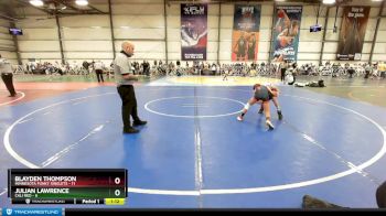 64 lbs Rd# 2 10:30am Friday - Blayden Thompson, Minnesota Funky Singlets vs Julian Lawrence, Cali Red