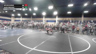 106 lbs Consi Of 16 #2 - Brycen Durkin, Sanderson Wr Ac vs David Preciado, Hesperia HS