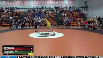 220 lbs Cons. Round 3 - Tayt Broell, Marion vs Aidan Thompson, Benton Community