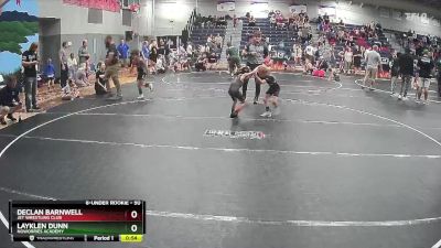 50 lbs Round 2 - Layklen Dunn, NoWorries Academy vs Declan Barnwell, JET Wrestling Club