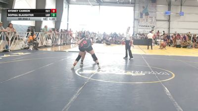132 lbs Rr Rnd 2 - Sydney Cannon, Patton Trained Girls - HSG vs Sophia Slaughter, Lady Dragons - HSG