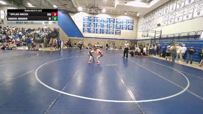 73 lbs Cons. Round 4 - Simon Jensen, Champions Wrestling Club vs Dylan DeCol, Uintah Wrestling