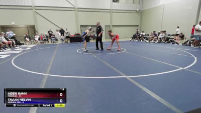 113 lbs Semis & 1st Wrestleback (8 Team) - Aiden Hahn, Missouri vs Tavian Melvin, Virginia Red