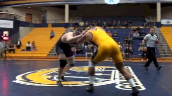 285lbs Match Stephen Suglio (Kent State) vs. Jake Gunning (Buffalo)