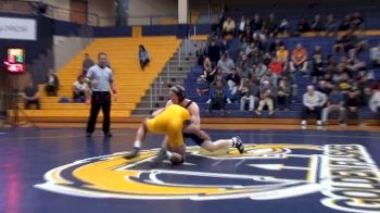 165lbs Match Tyler Buckwalter (Kent State) vs. Tyler Rill (Buffalo)