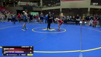 126 lbs Quarterfinal - Isaiah Jones, OK vs Christopher Ankenman, MO