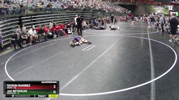90 lbs Quarterfinals (8 Team) - Tayson Ramirez, Idaho vs Jax Reynolds, Kentucky