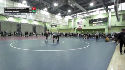 285 lbs 5th Place Match - Justin-Christopher Conley, BANNING vs Esteban Vilchis, FRANKLIN