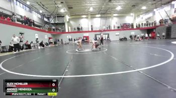 133 lbs Cons. Round 2 - Andres Mendoza, Bridgeport vs Alex McMiller, Emmanuel