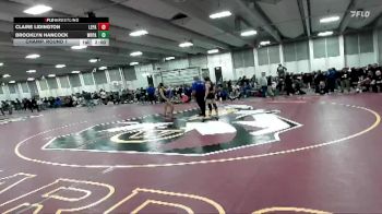 100 lbs Champ. Round 1 - Claire Lidington, Lewis-Palmer vs Brooklyn Hancock, Woodland Park
